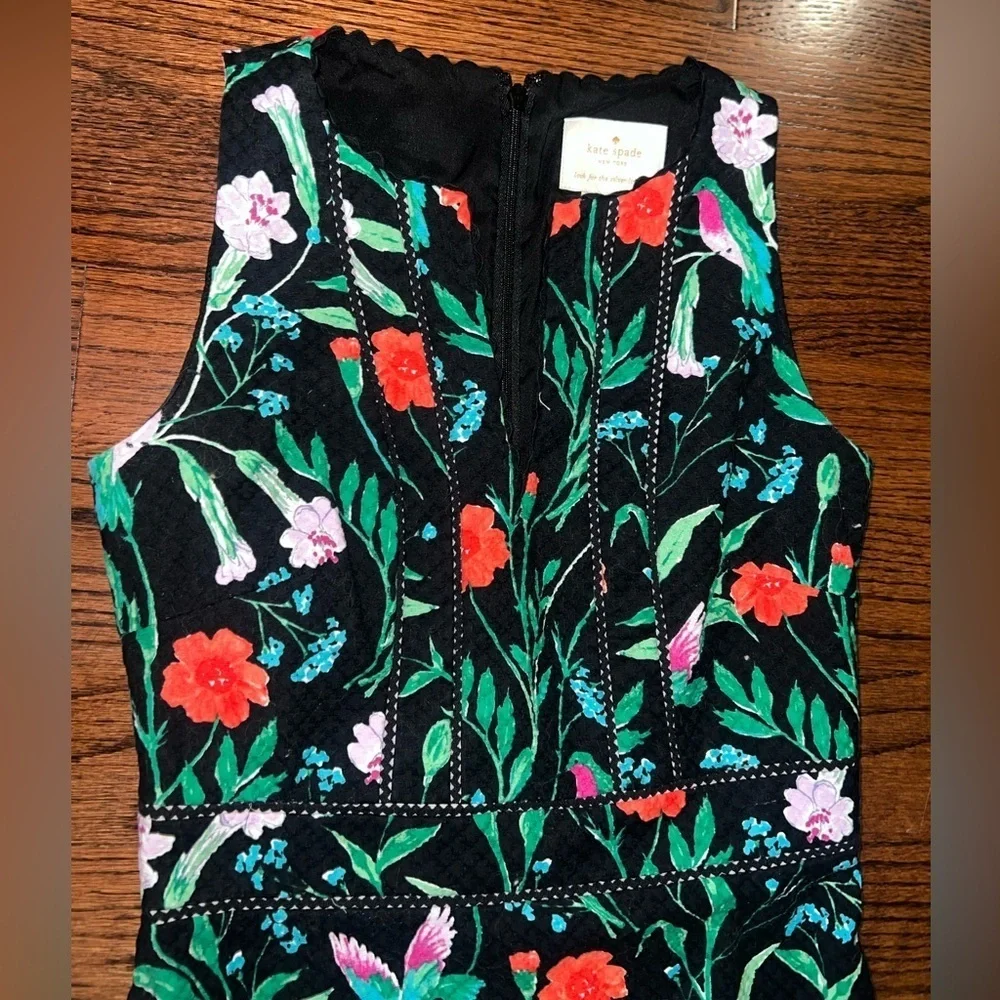 Kate Spade New York Jardin Tile Jacquard Dress - Picture 4 of 12